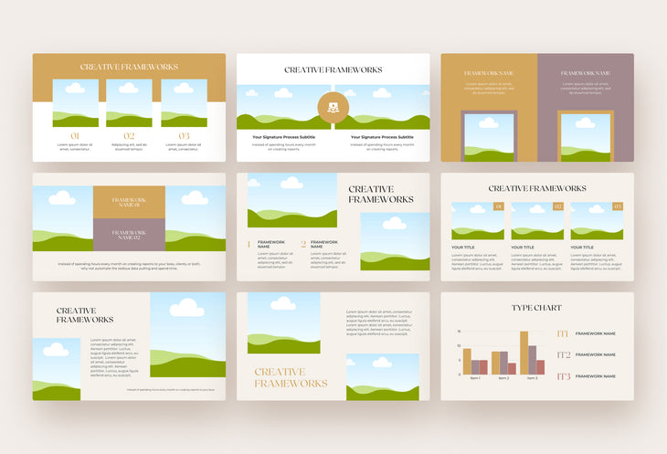 Quill Course Creator and Webinar Deck Fully Editable Canva Template