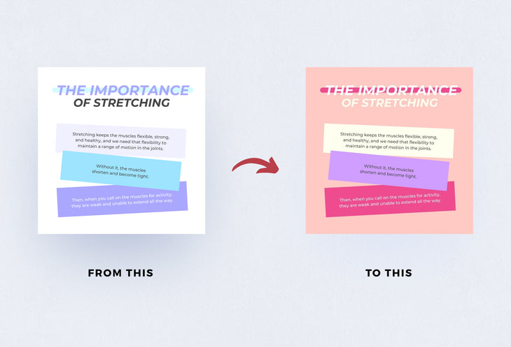 20 Fitness Infographics Instagram Posts Fully Editable Canva Templates