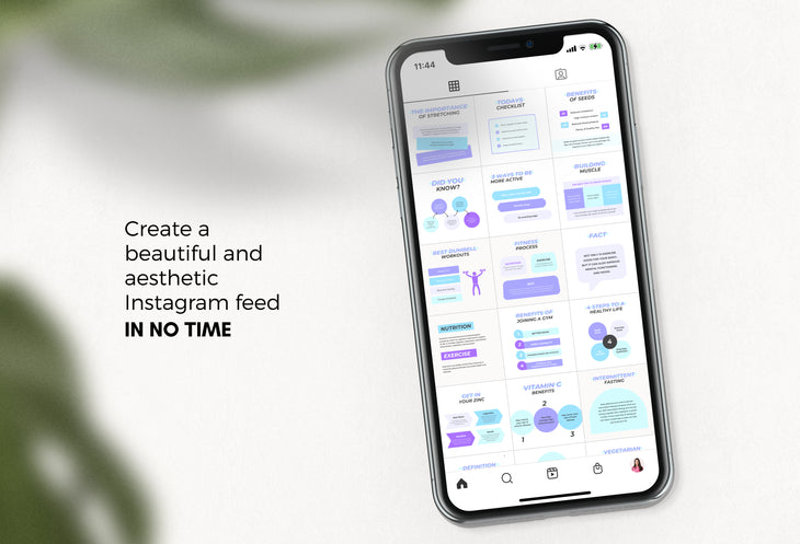20 Fitness Infographics Instagram Posts Fully Editable Canva Templates