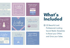 20 Wedding Infographics Instagram Posts Fully Editable Canva Templates