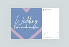 20 Wedding Infographics Instagram Posts Fully Editable Canva Templates