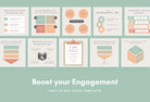 Bookkeeping Social Media Infographics Canva Templates