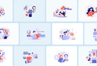 20 Data Analytics Vector Illustrations - SVG, PNG, PPTX