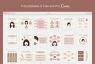 Hairstyle Social Media Infographics Canva Templates