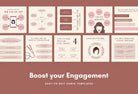 Hairstyle Social Media Infographics Canva Templates