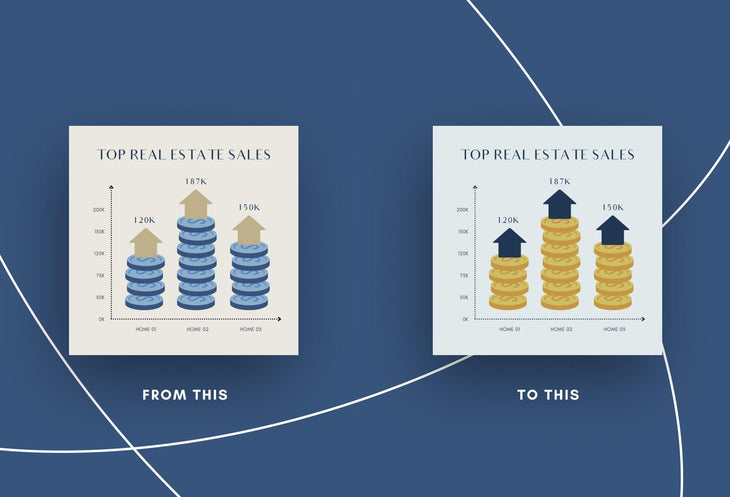 Real Estate Social Media Infographics Canva Templates