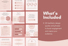 Wellness Social Media Infographics Canva Templates