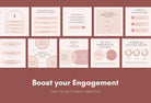 Wellness Social Media Infographics Canva Templates