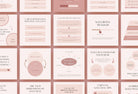 Wellness Social Media Infographics Canva Templates