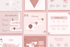 30 Infographics Rose Gold Instagram Engagement Booster Post Canva Templates
