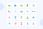 Barcelona Health Icons