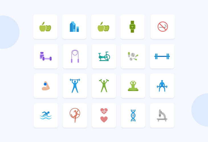 Barcelona Health Icons