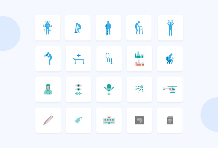 Barcelona Health Icons