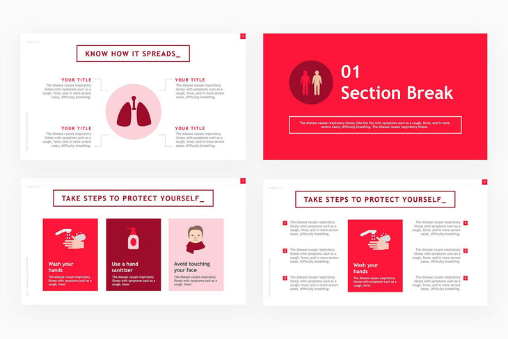 Protect Yourself Against the COVID-19 Presentation Template