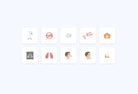 Coronavirus Flat Icons Pack 3