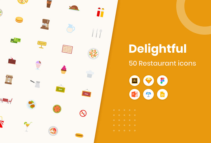 Delightful Restaurant Icons