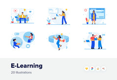 E-Learning Illustrations