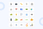 Bilbao Business Flat Icons