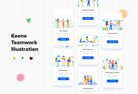 Keene Teamwork Illustrations