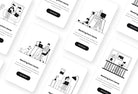 Mini Work from Home Illustrations