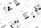 Mini Work from Home Illustrations