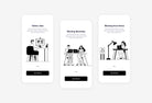 Mini Work from Home Illustrations
