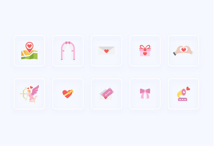 Wedding Icons Pack 02