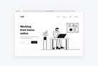 Mini Work from Home Illustrations