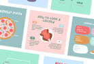 20 Cook Infographics Instagram Posts Fully Editable Canva Templates