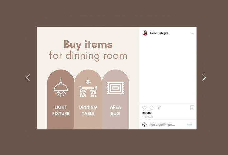 20 Interior Design Infographics Instagram Engagement Posts Fully Edita ...