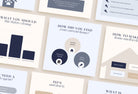 20 Real Estate Infographics Instagram Engagement Posts Fully Editable Canva Templates