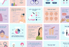 20 Skin Care Infographics Instagram Posts Fully Editable Canva Templates V3
