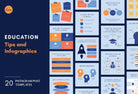 Education Social Media Infographics Canva Templates