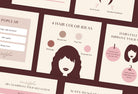 Hairstyle Social Media Infographics Canva Templates