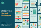 Marketing Social Media Infographics Canva Templates