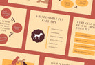 Pet Business Social Media Infographics Canva Templates