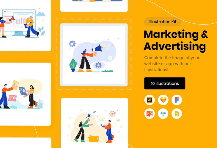 Avila Marketing and Advertising Illustrations