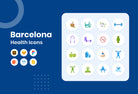 Barcelona Health Icons