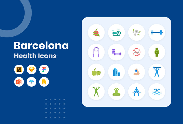Barcelona Health Icons