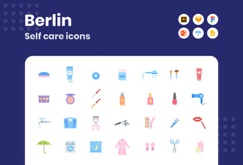 Berlin Self Care Icons