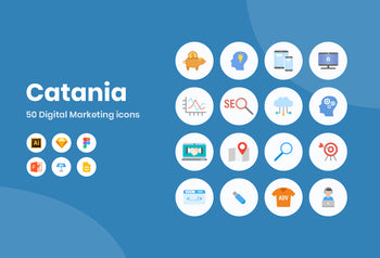 Catania Digital Marketing Icons