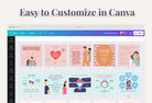 20 Couple Infographics Instagram Posts Fully Editable Canva Templates