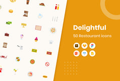Delightful Restaurant Icons