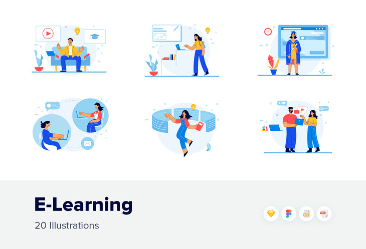 E-Learning Illustrations