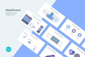 Healthcare Infographics - Canva Template