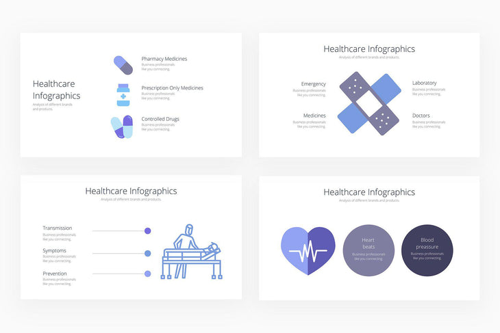 Healthcare Infographics - Canva Template