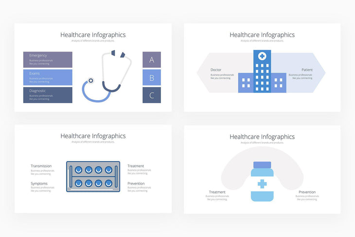 Healthcare Infographics - Canva Template