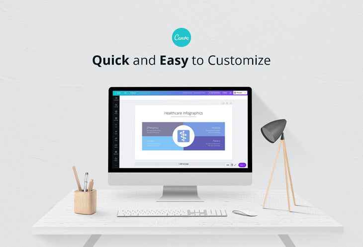Healthcare Infographics - Canva Template