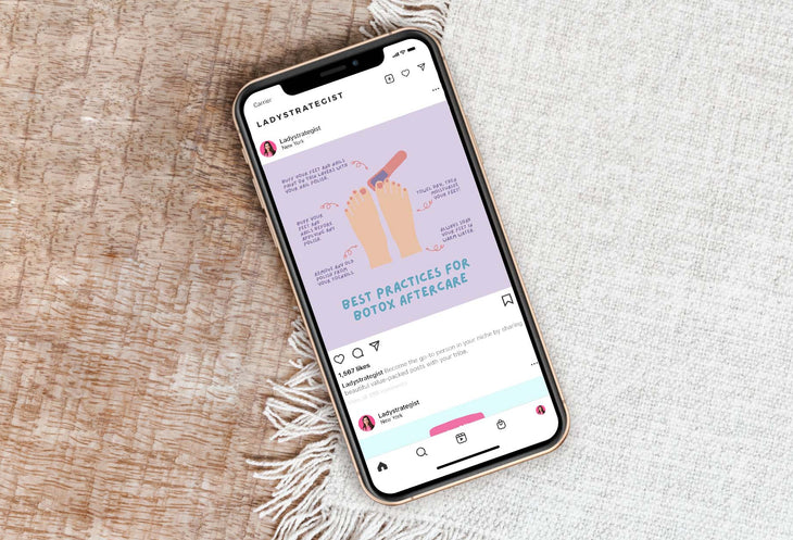 20 Beauty Lists Instagram Posts Fully Editable Canva Templates