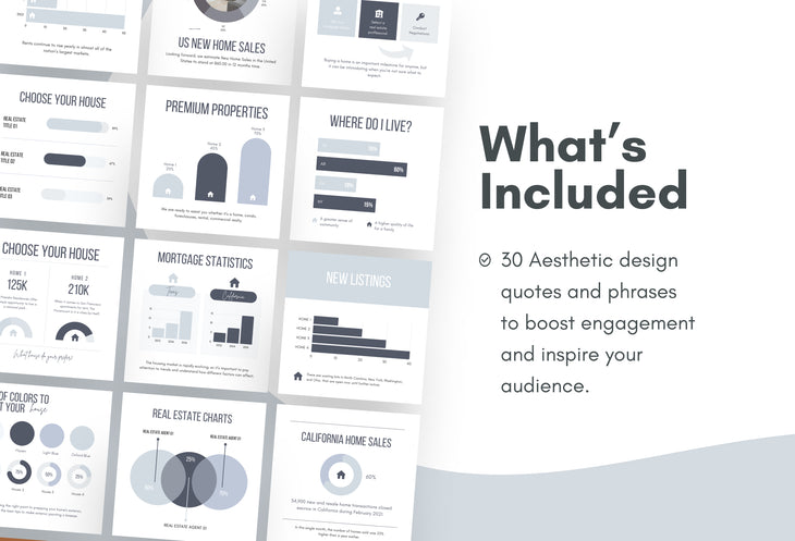 30 Real Estate Infographics Instagram Post Canva Templates